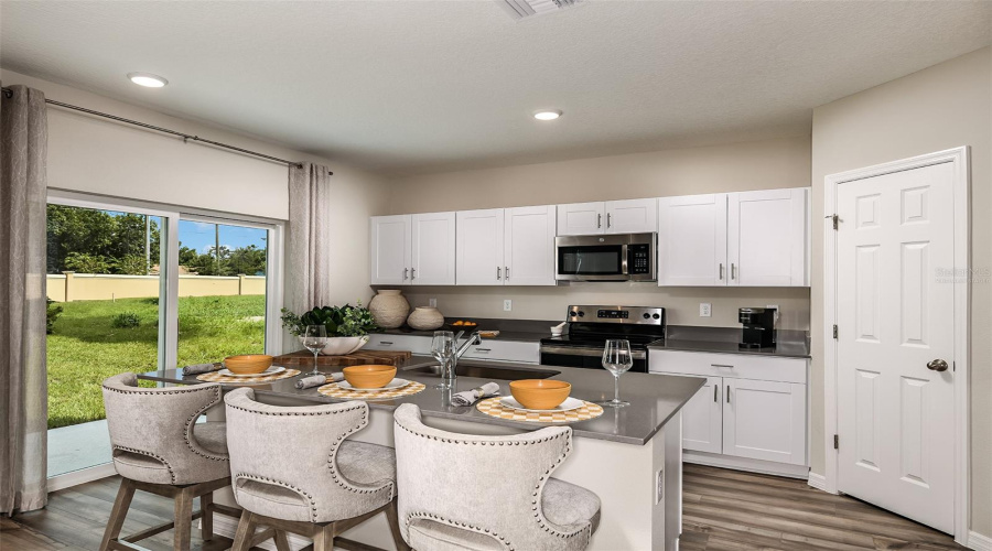 virtually staged/model home
