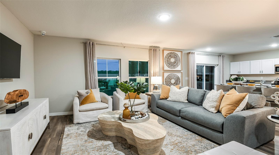 virtually staged/model home
