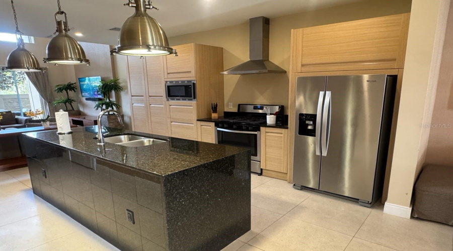 Island Kitchen and open Floor Plan