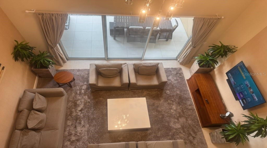 Open and Airy Living Area
