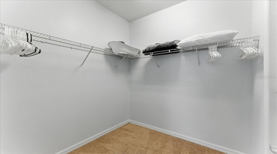 Closet space so big, your suitcase might just move in permanently.