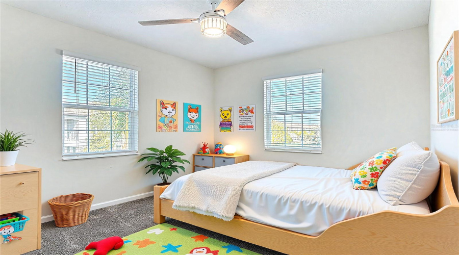 bedroom 5 second floor (virtually staged)