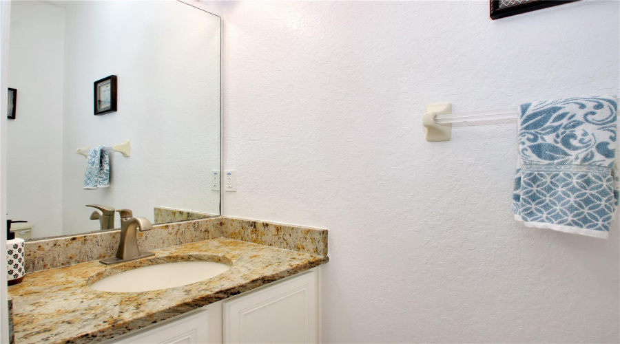 Downstairs half bath