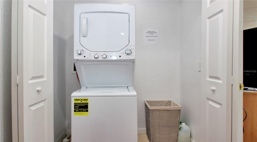 Laundry closet