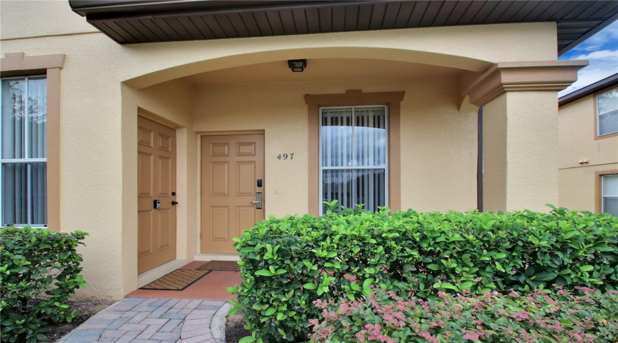 Covered front entry