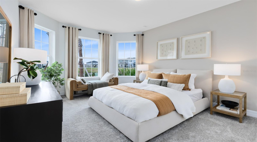 Model Home Design Only. Pictures and furnishings are for illustrative purposes only. Elevations, colors and options may vary. Furniture is for model home staging only.?