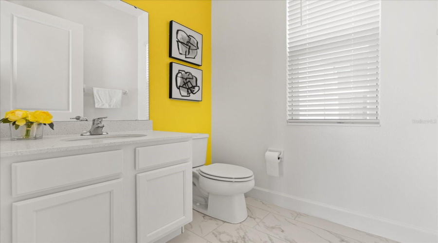 1st floor half bath