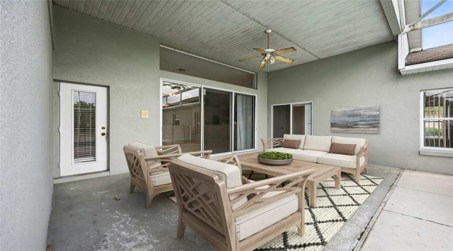 Virtually Staged Lanai