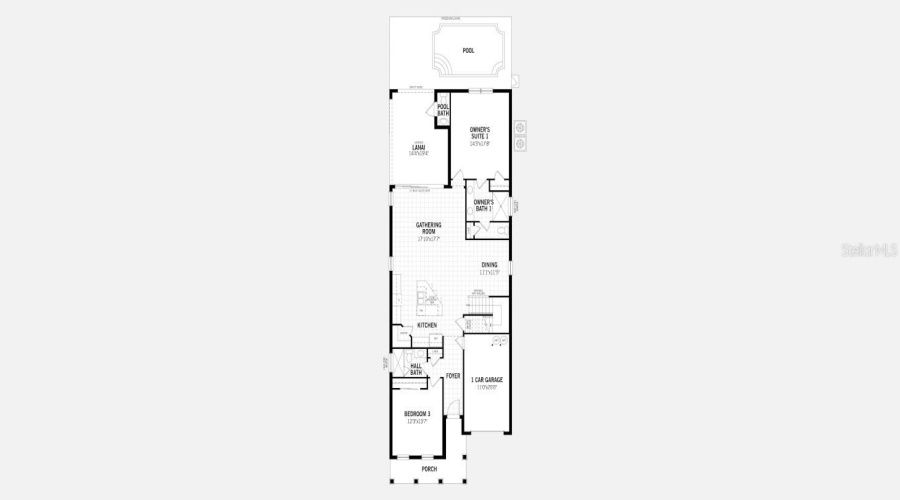 Malibu III Floorplan - First Floor