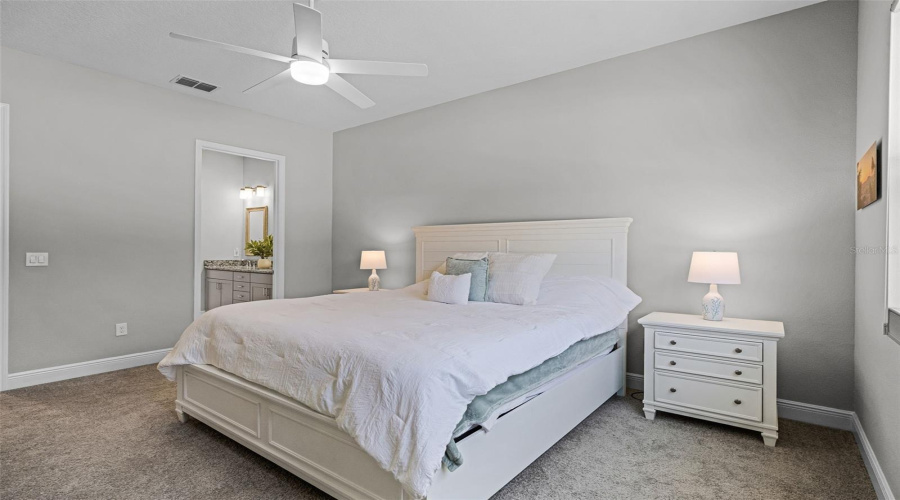 Primary bedroom with premium views