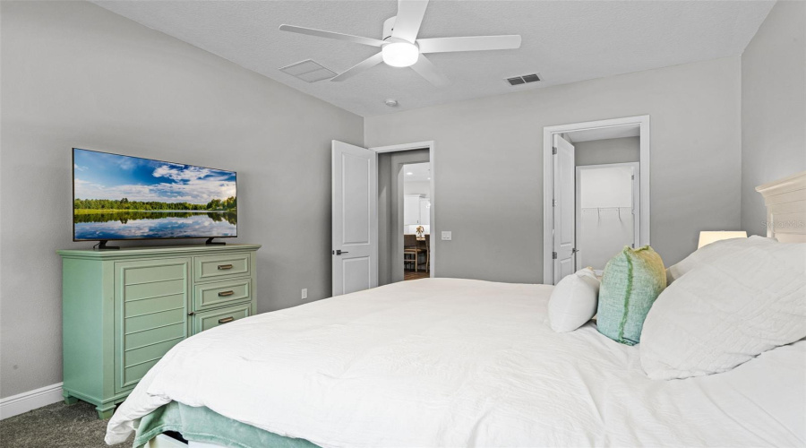 Primary bedroom with premium views