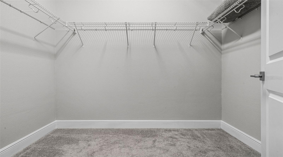 Massive walk-in closet