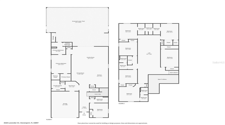 DAVENPORT, Florida 33897, 8 Bedrooms Bedrooms, ,6 BathroomsBathrooms,Residential,For Sale,LAVENDER,0,MFRS5133131