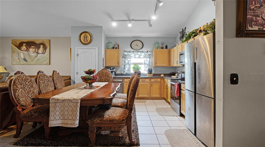 Kitchen with a Large Dining Table