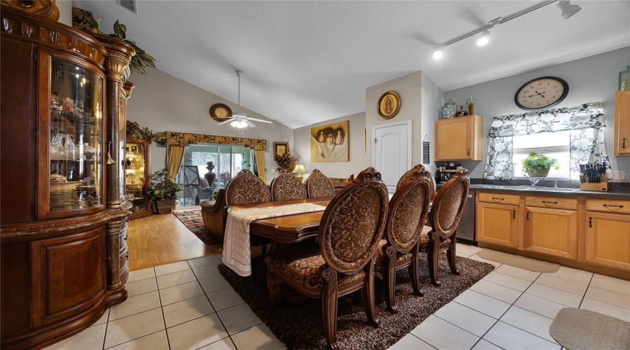 Kitchen with Large Dining Table