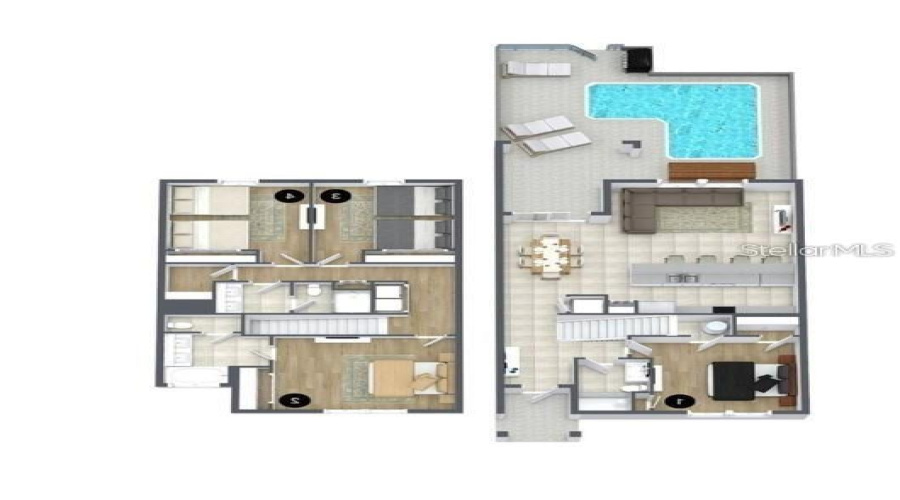 KISSIMMEE, Florida 34747, 4 Bedrooms Bedrooms, ,3 BathroomsBathrooms,Residential,For Sale,CALIFORNIA PALM,0,MFRS5121215