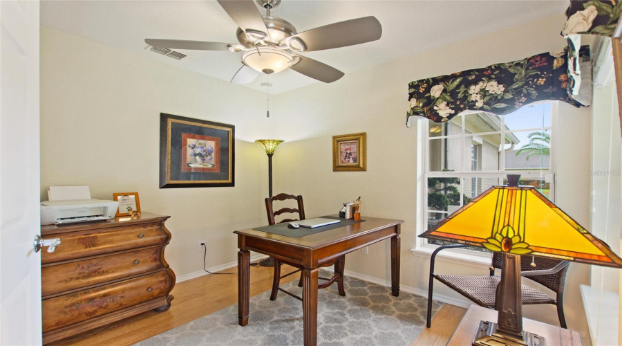Front bedroom used as an office