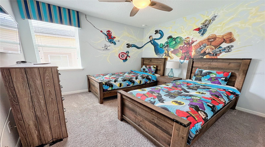 Upstairs Themed Bedroom