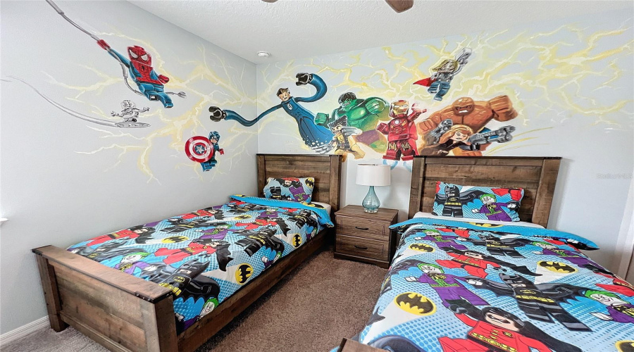 Upstairs Themed Bedroom