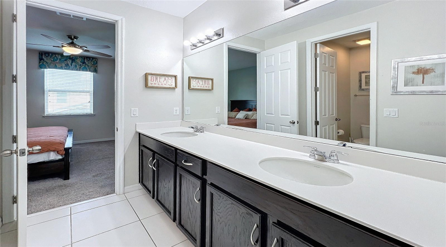 Upstairs Jack and Jill Bathroom