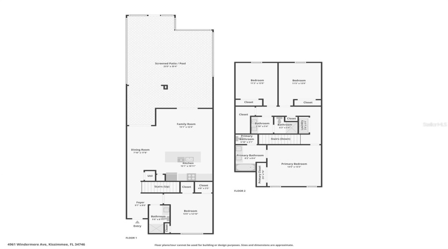 KISSIMMEE, Florida 34746, 4 Bedrooms Bedrooms, ,3 BathroomsBathrooms,Residential,For Sale,WINDERMERE,0,MFRR4909799