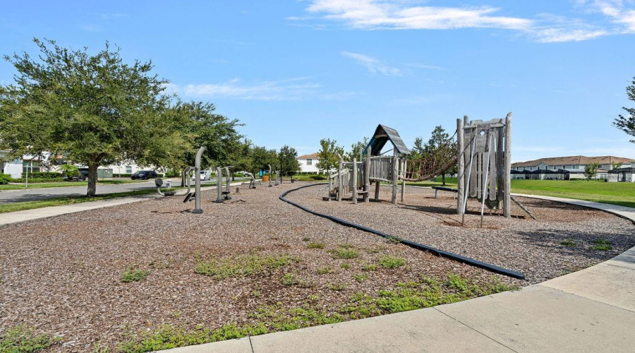 Exercise and small playground area in the community