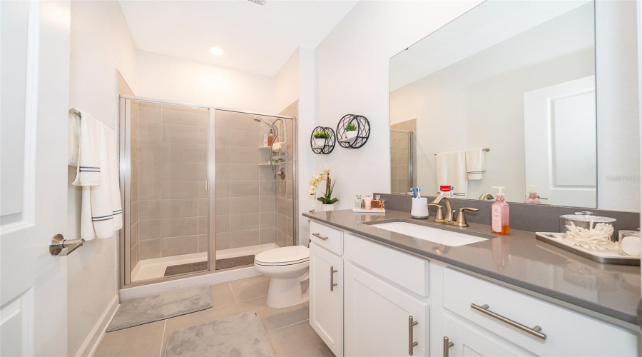 Apartment suite bathroom
