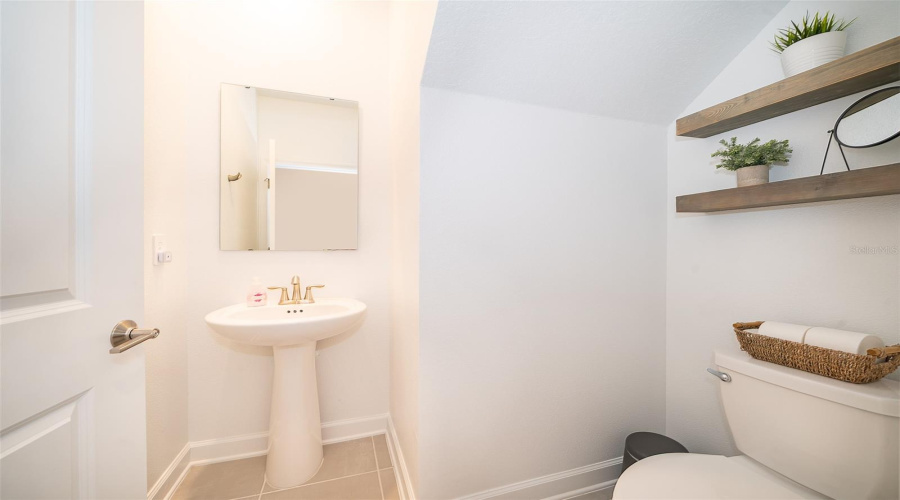 Half Bathroom downstairs on main property