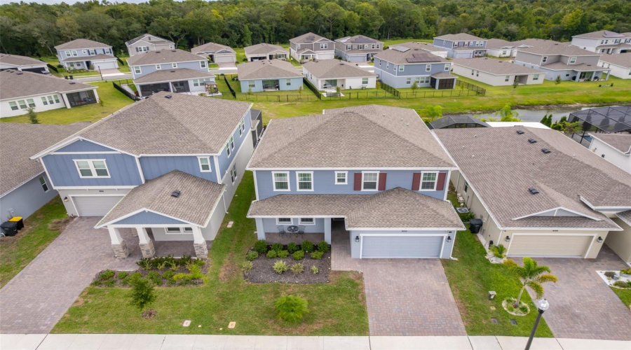 Aerial front view
