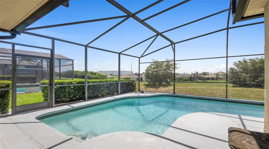 Wrap around screened in pool
