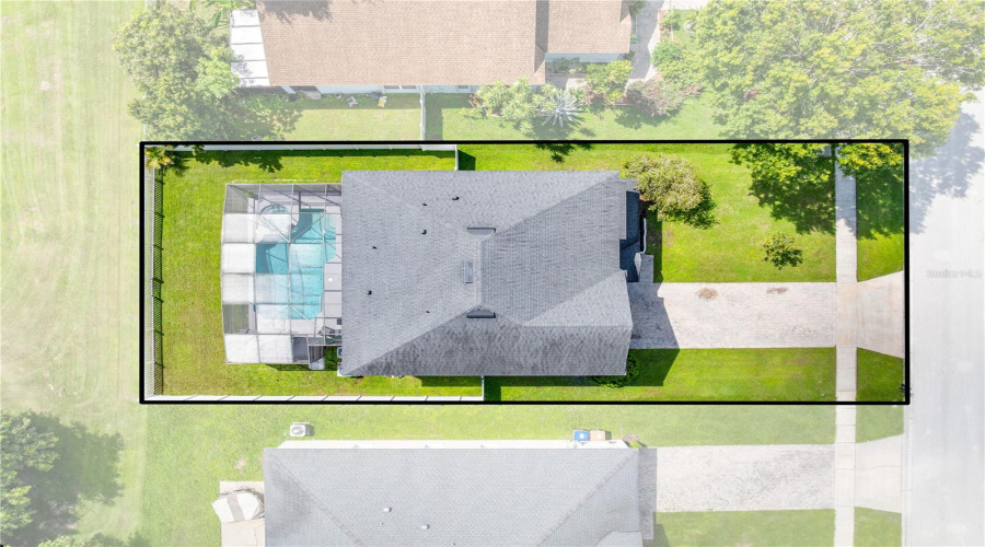 aerial of home