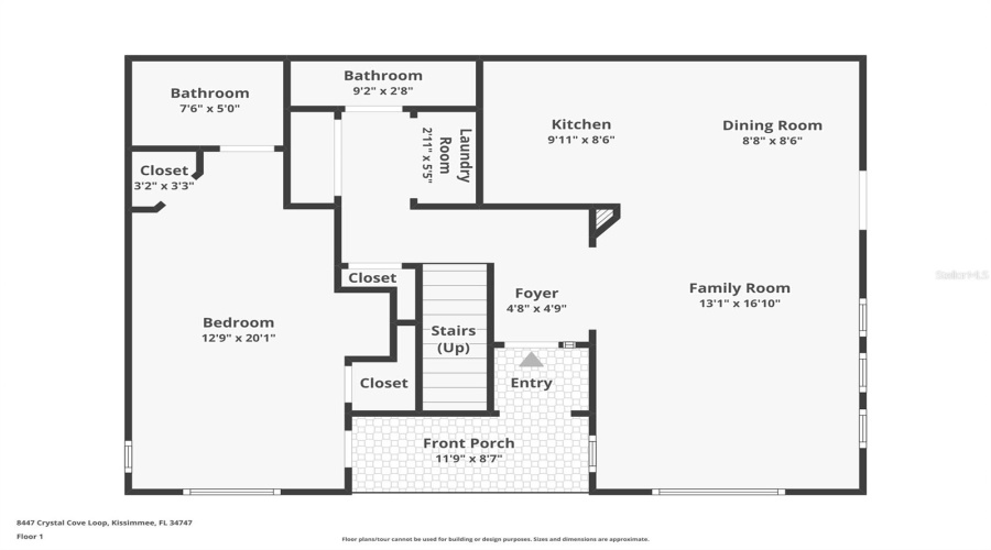KISSIMMEE, Florida 34747, 4 Bedrooms Bedrooms, ,3 BathroomsBathrooms,Residential,For Sale,CRYSTAL COVE,0,MFRO6255478