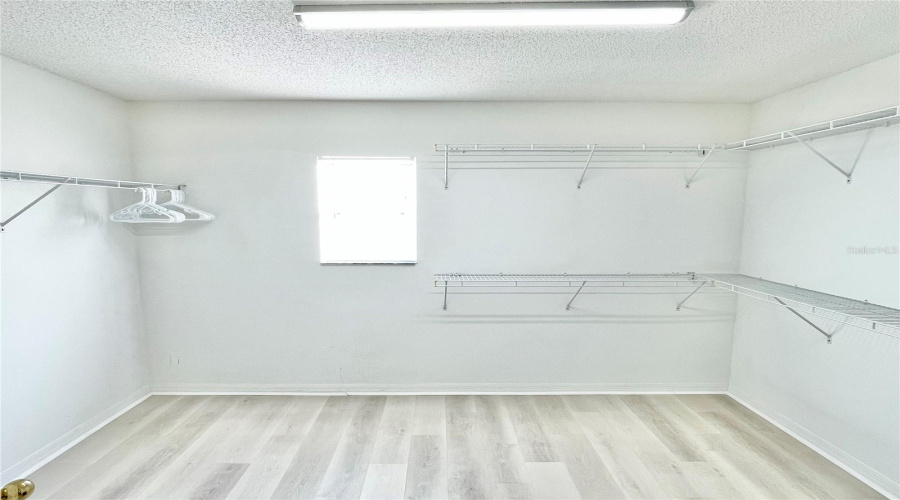 Main bedroom walk-in closet