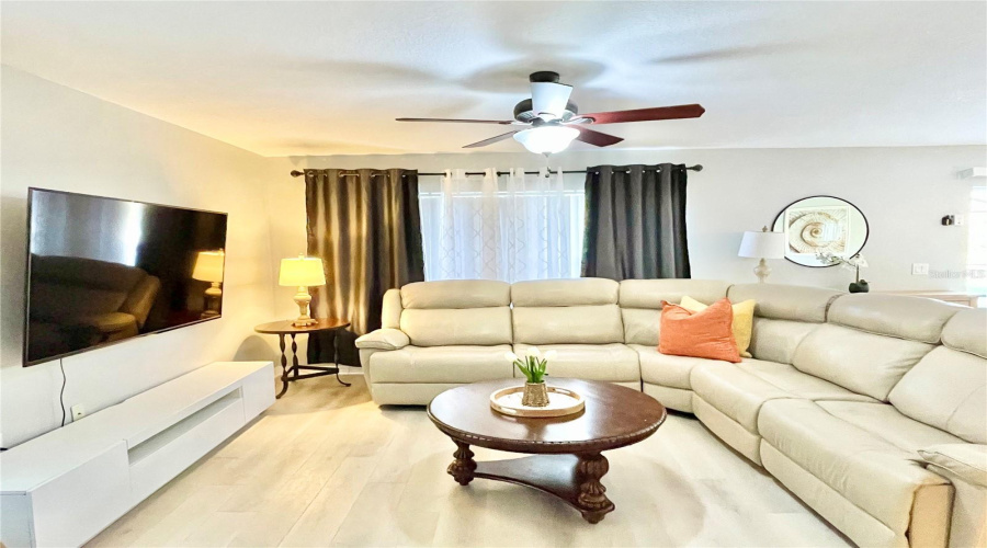 Downstairs living area