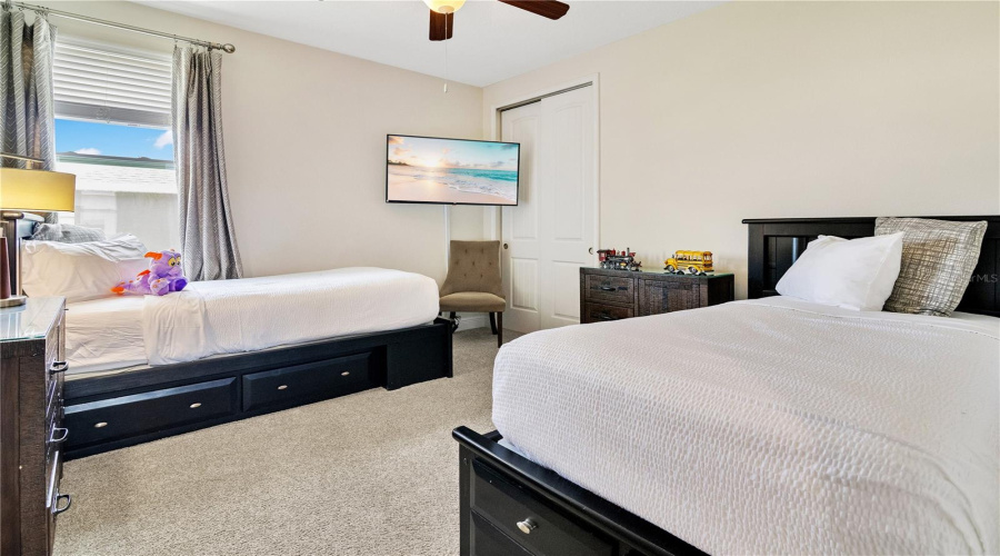 Bedroom #4 - Double Twins with Playful Decor