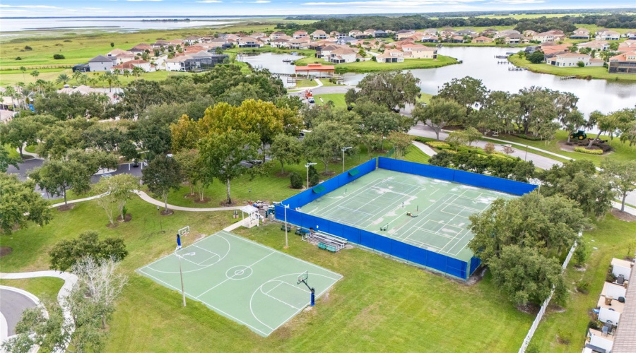 BASKETBALL & TENNIS COURTS