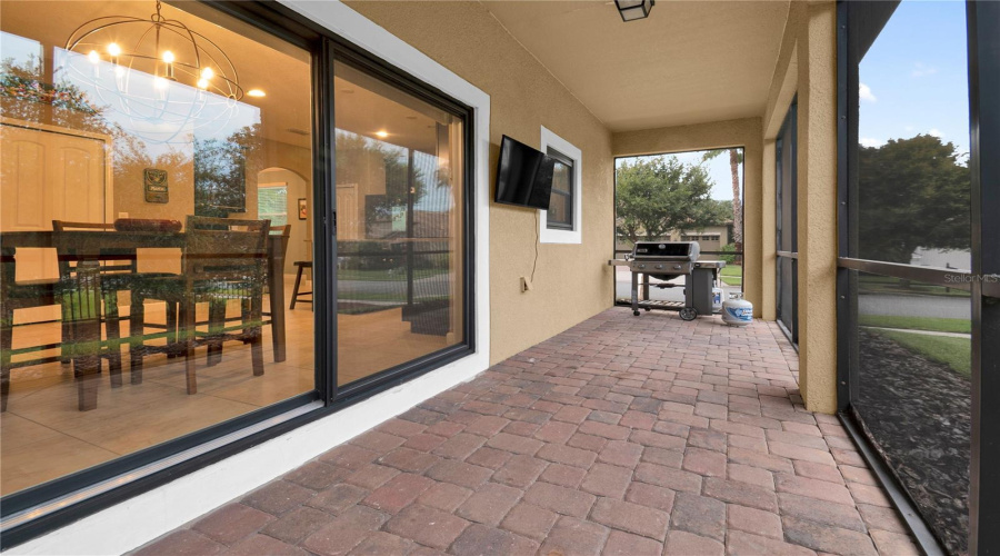 Enclosed patio