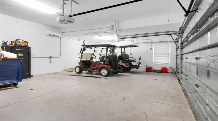 Climate controlled 3 car garage