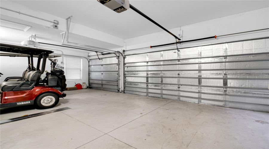 Climate controlled 3 car garage