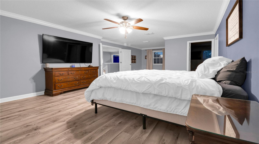 Master bedroom upstairs