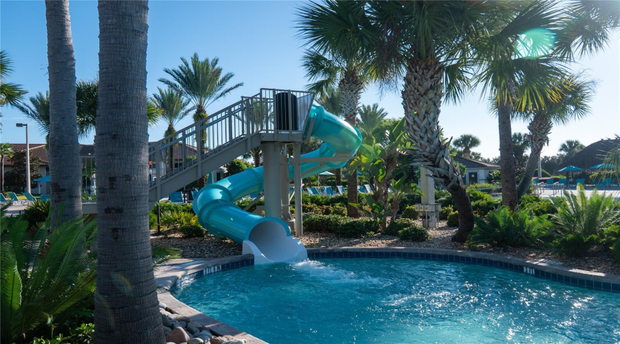 Oasis Club lazy river water slide