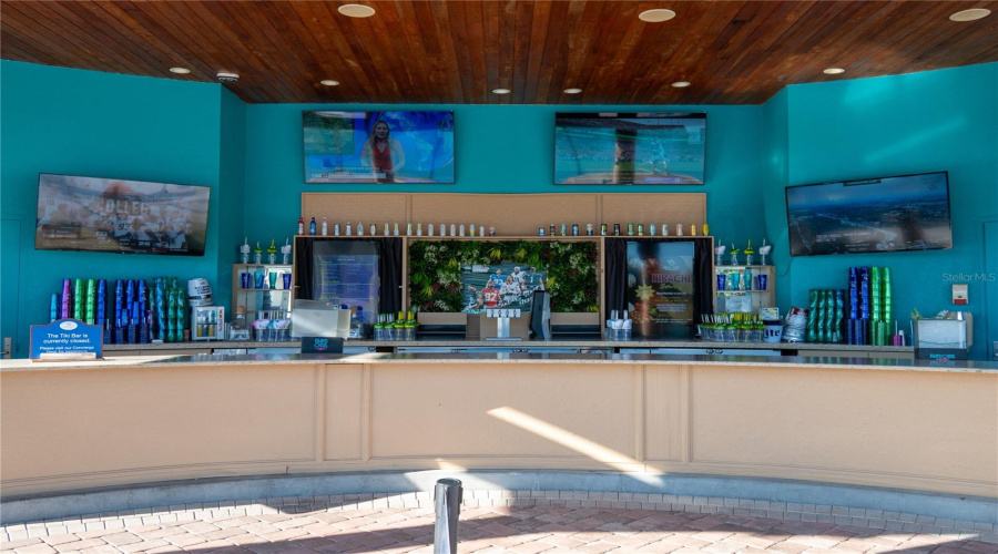 Oasis Club outside bar