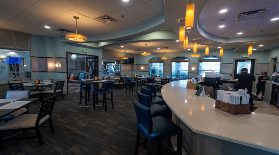 Oasis Club indoor restaurant