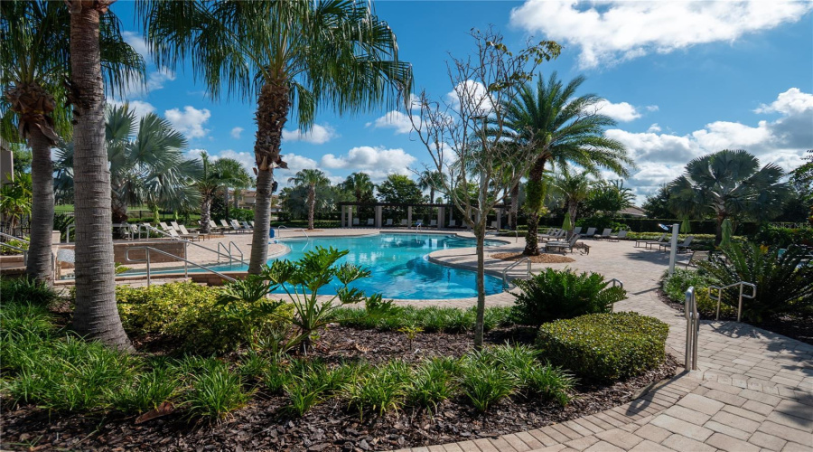 The Plaza's lower pool