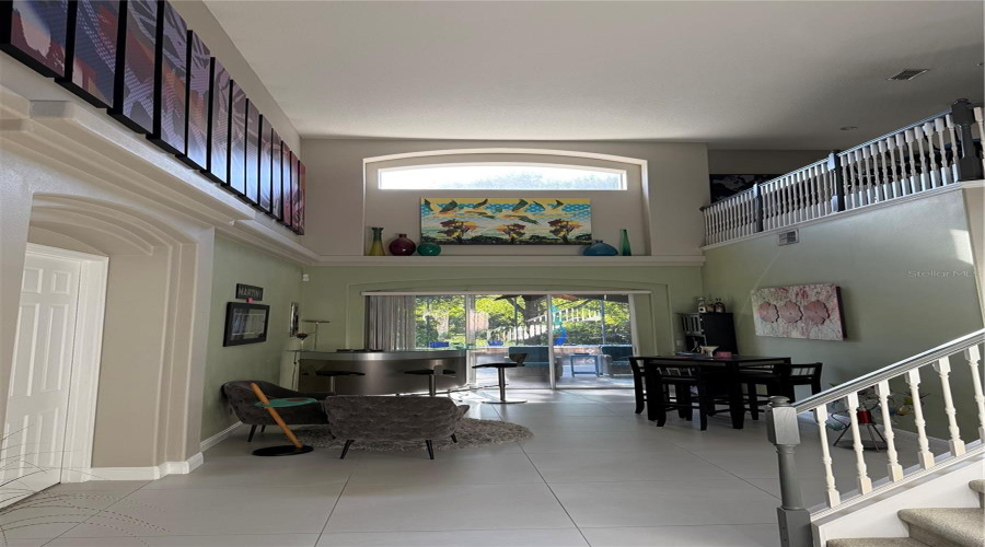 Pool view/ Living Area