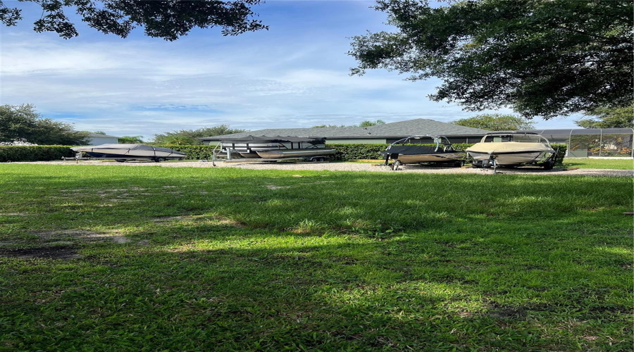 Optional Boat Storage