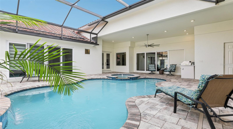 Court yard pool