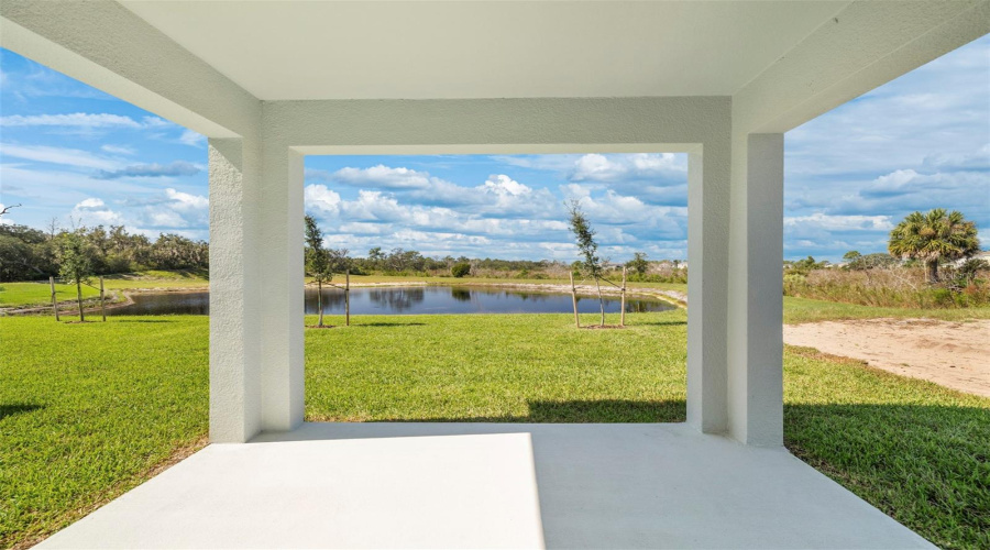 Rear Covered Lanai / View