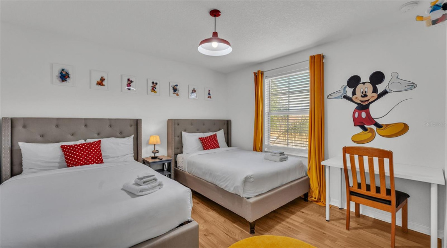 Bedroom 2 showcasing Mickey & Friends.