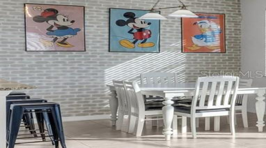 Enjoy eating with Mickey & friends.